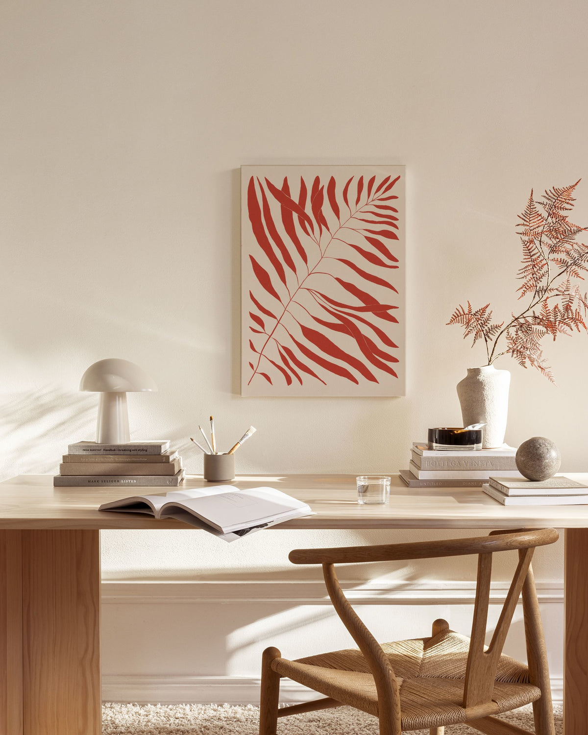 Red Branch Canvas print
