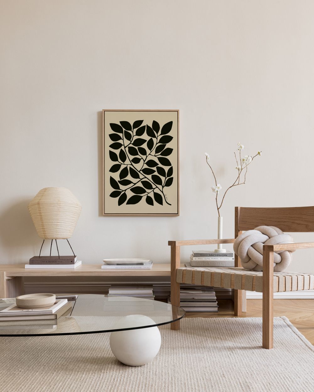 Black Branch Canvas print