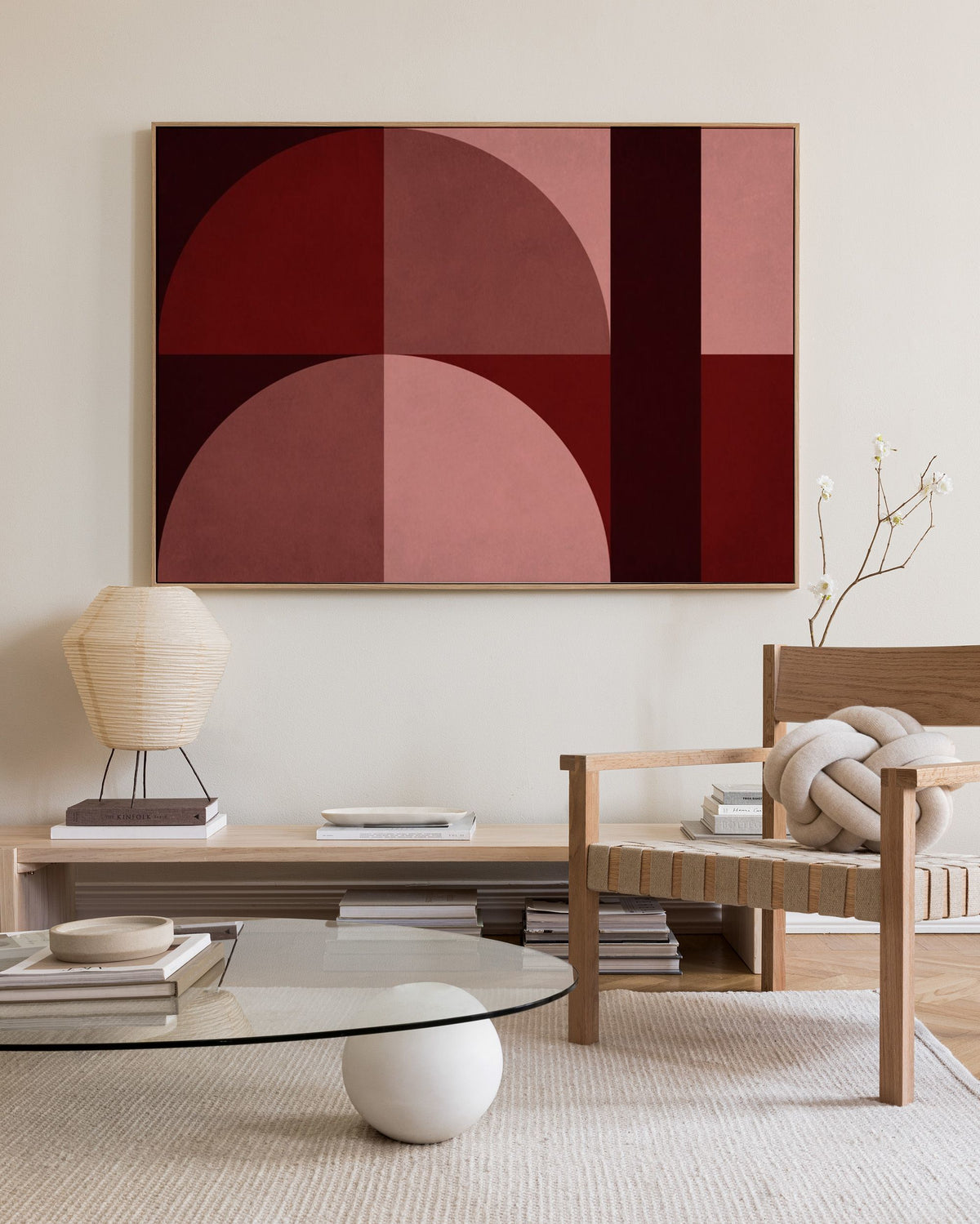 Shapes of Red Canvas