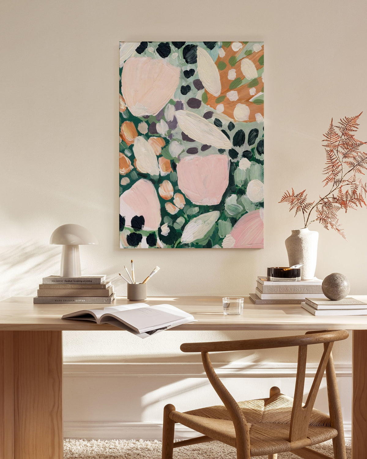 Acrylic Garden No1 Canvas print