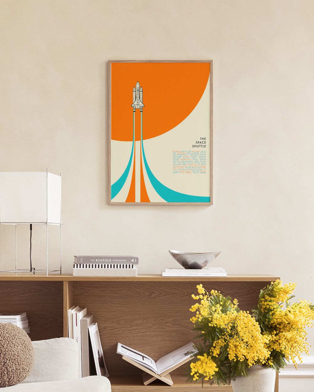 Jazzberry Blue - Space Shuttle No1 Print