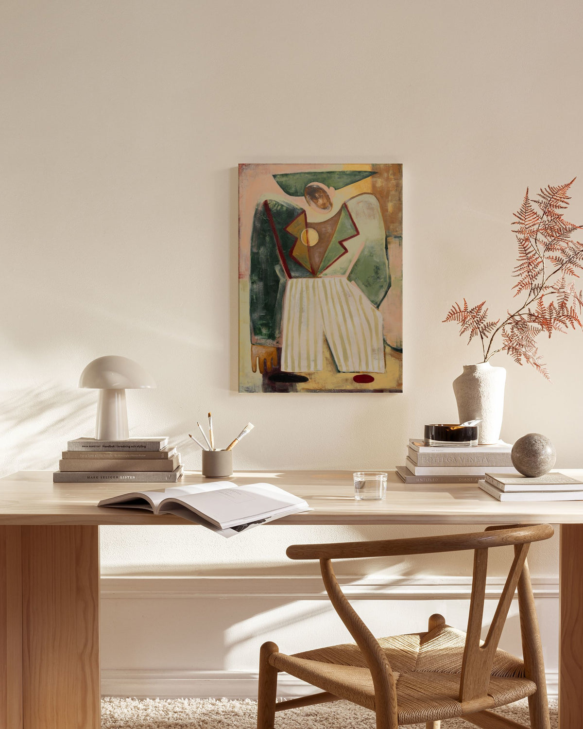 Figure in Suit Canvas print