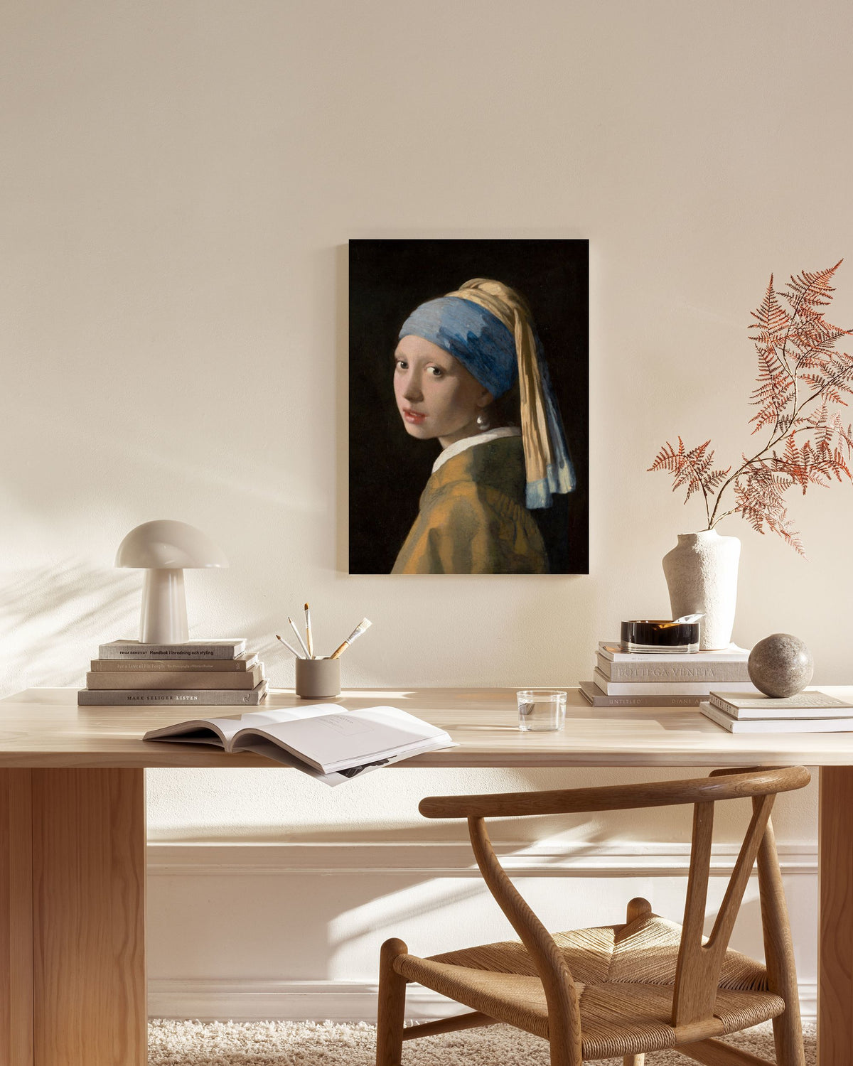 Johannes Vermeer - Girl with a Pearl Earring Canvas print