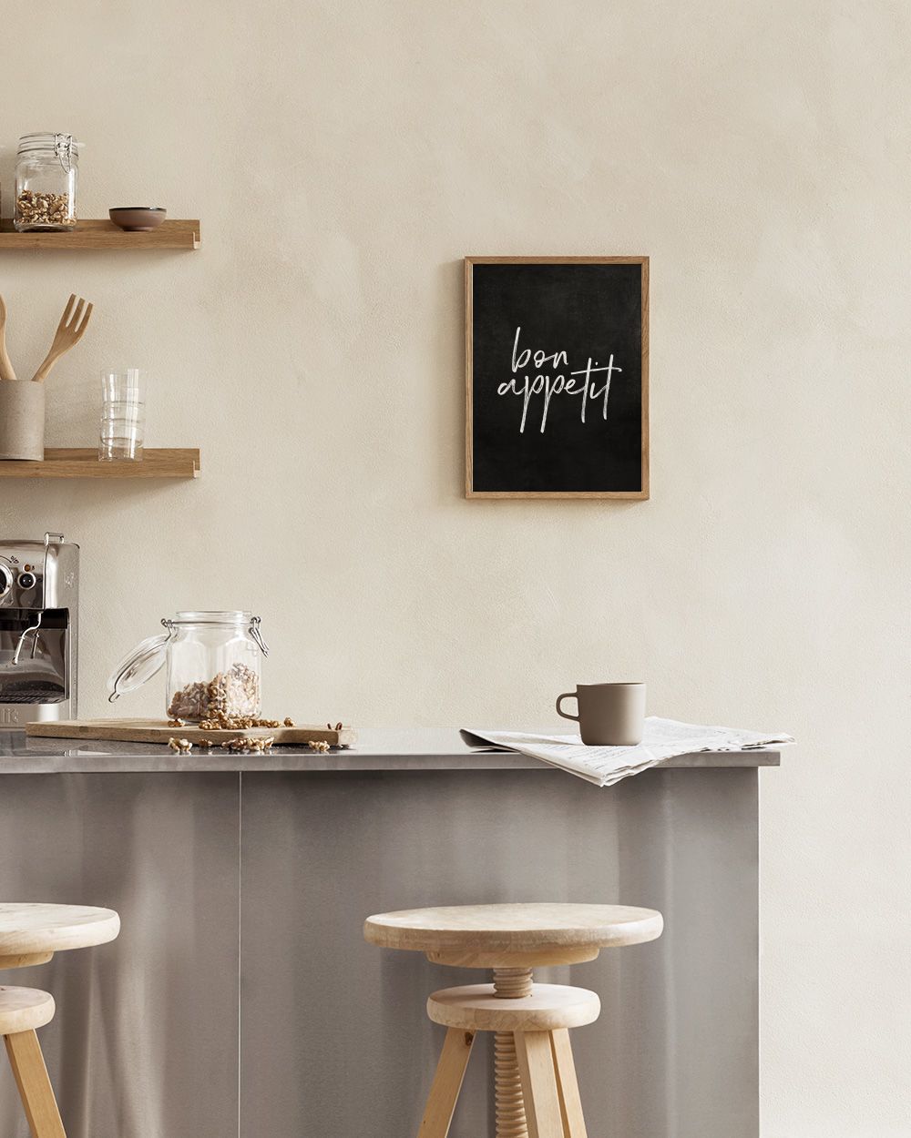Bon Appetit Black Print