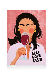 Raissa Oltmanns - Self Love Club Canvas print