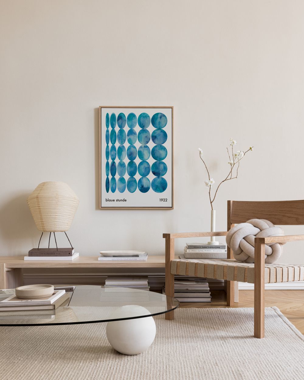 Blaue Stunde Canvas print
