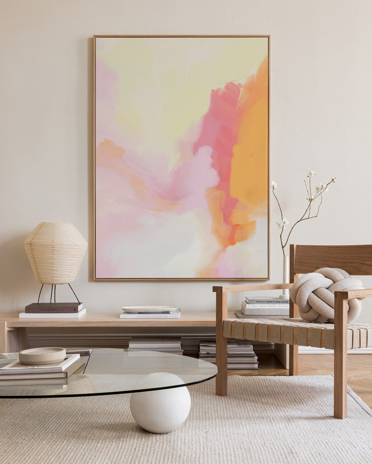 Painterly Expression No1 Canvas print