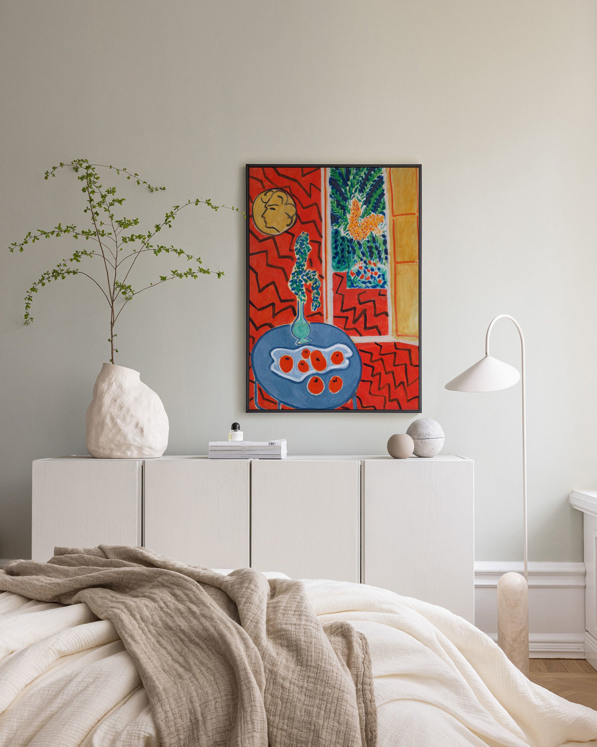 Matisse - Red Interior, Still Life on a Blue Table Canvas print