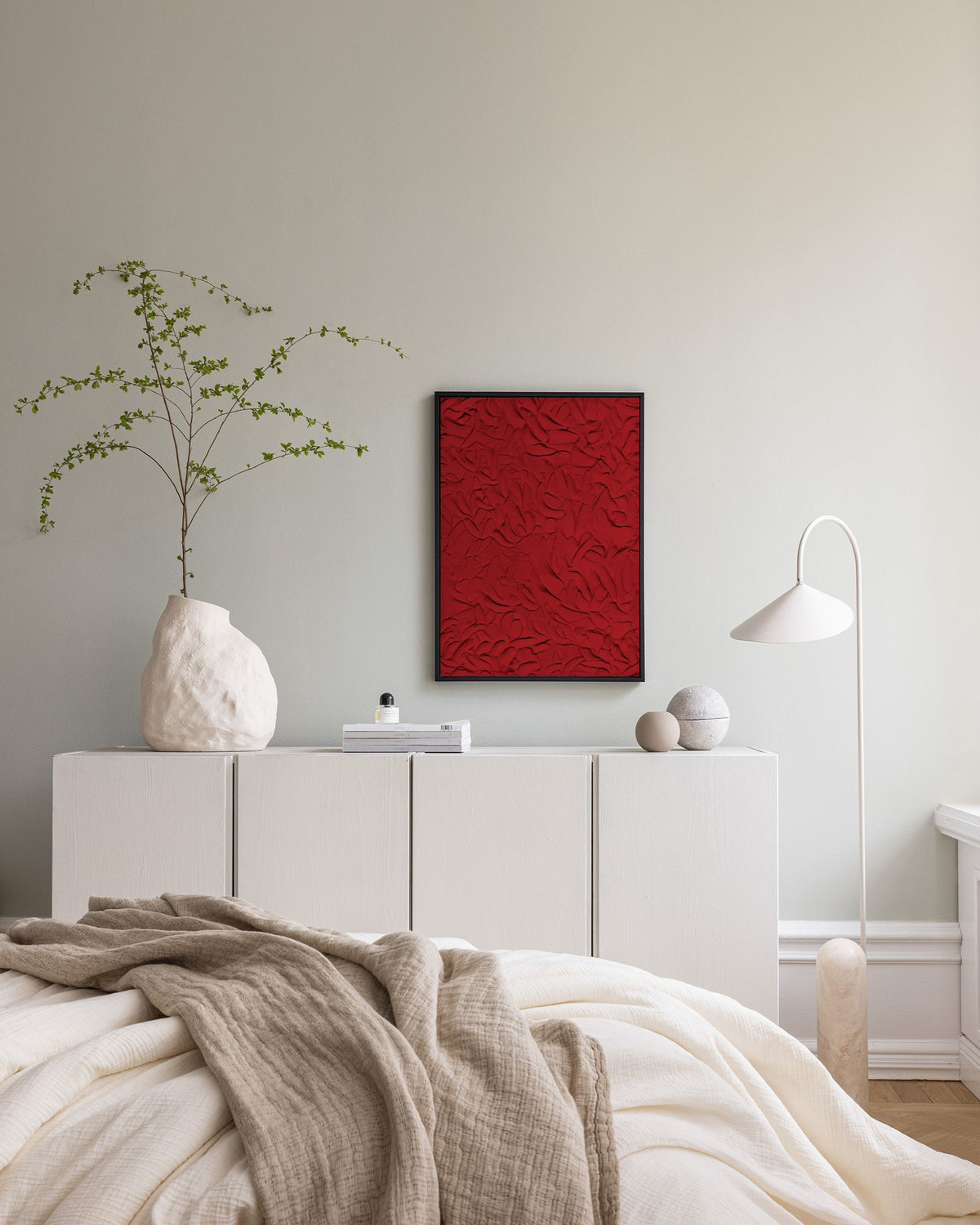Manifeste Rouge Canvas print