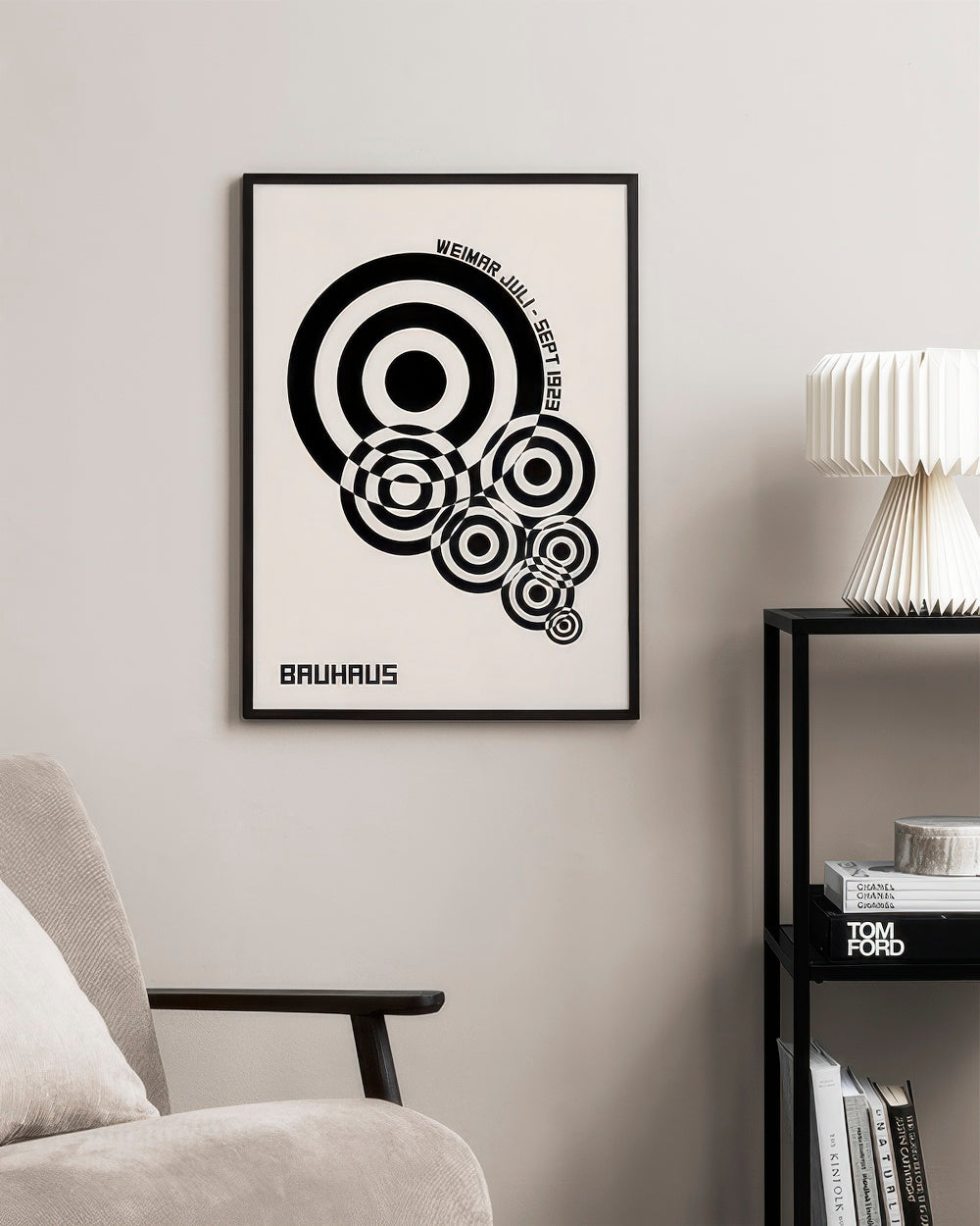 Bauhaus Geometric No1 Print