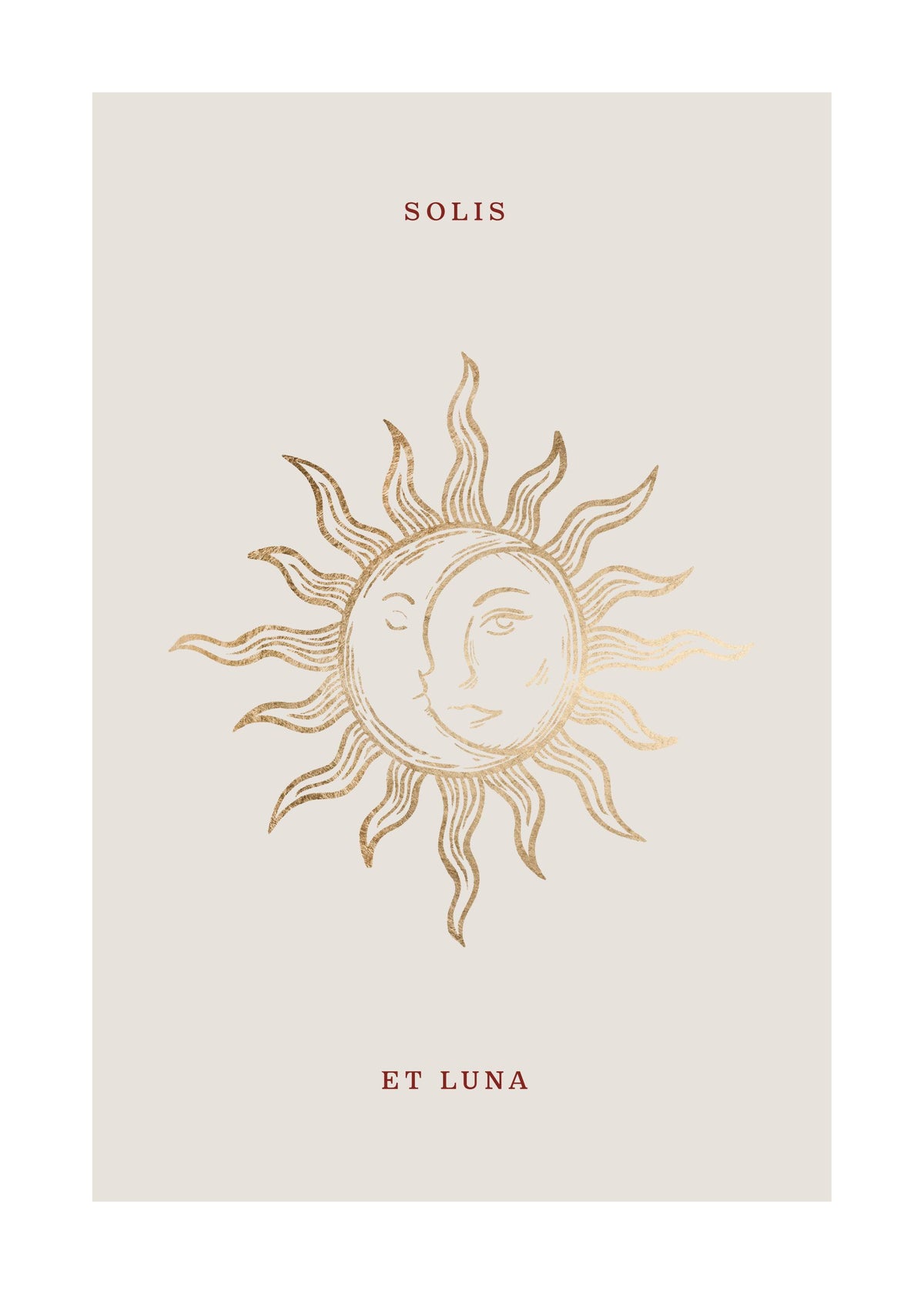 Solis et Luna Print