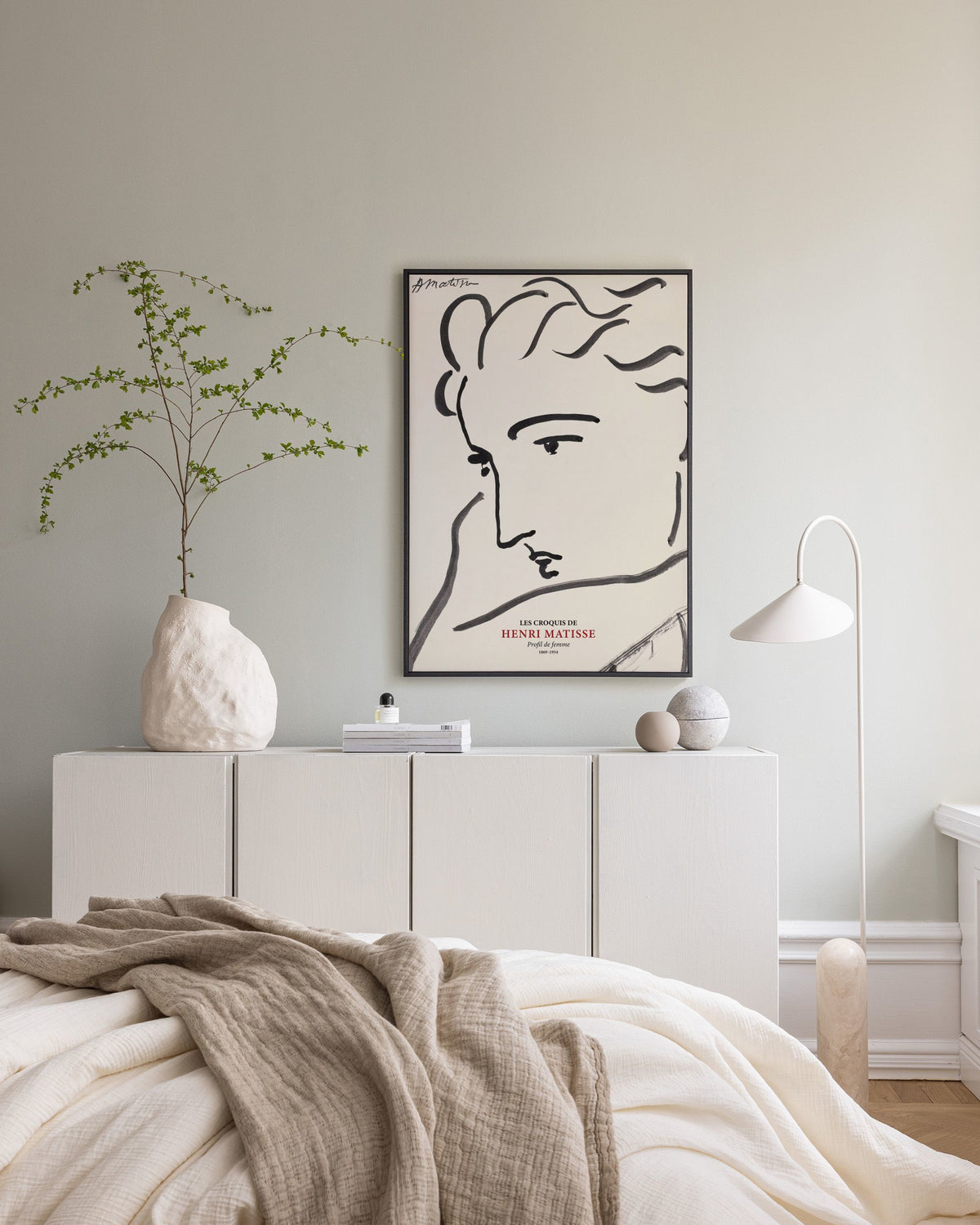 Matisse - Profil the Femme Canvas print