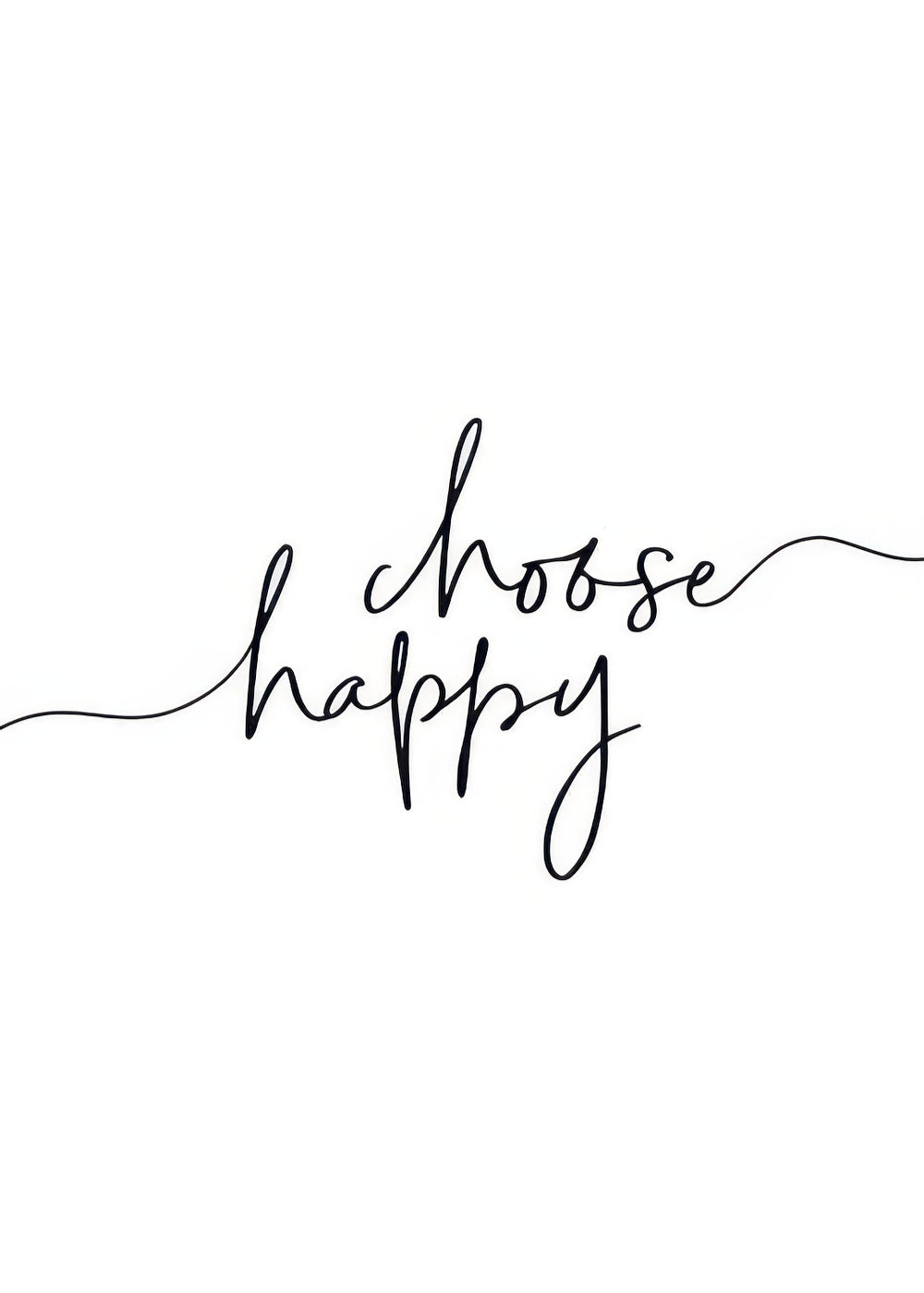 Choose Happy Print