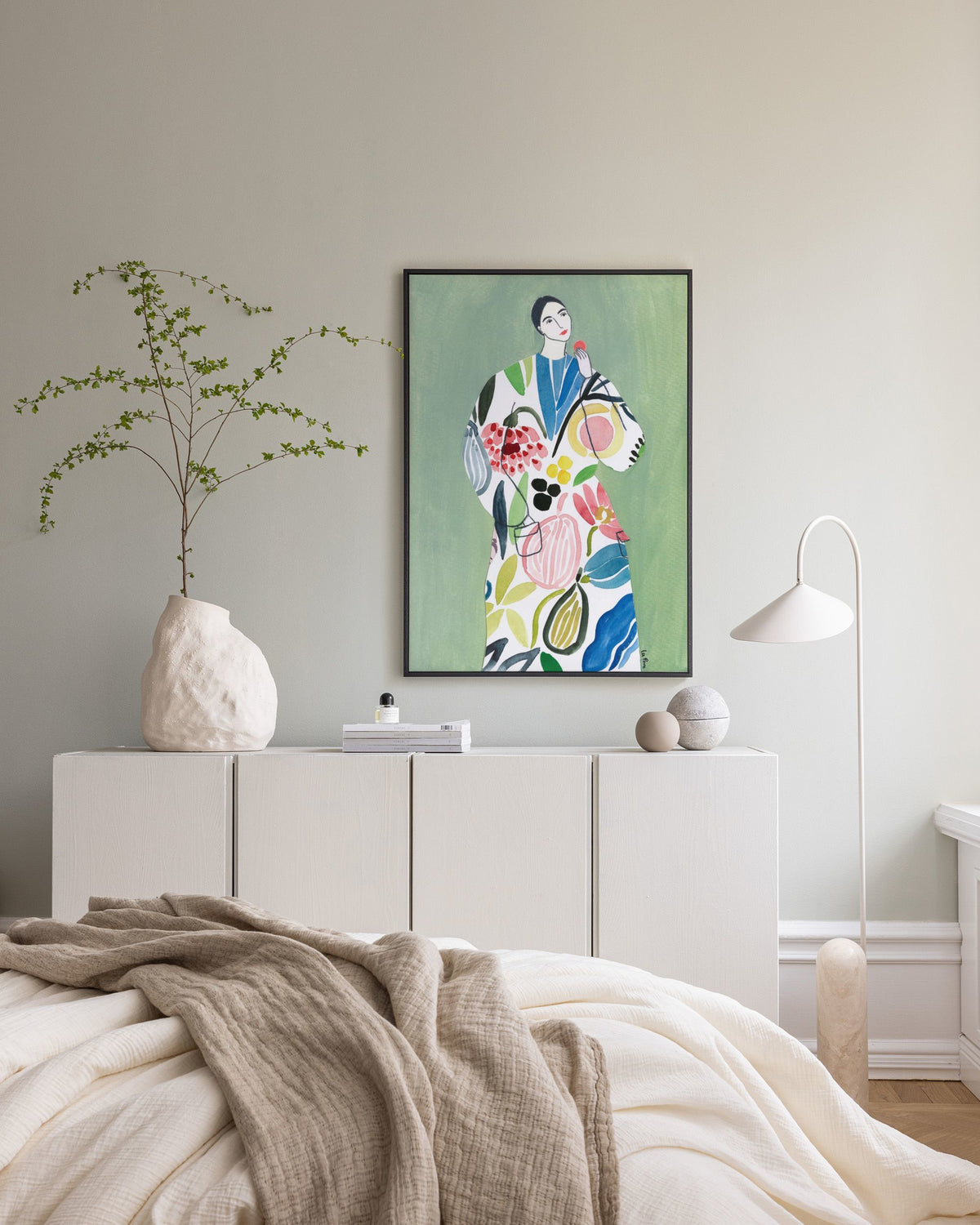 Pear Coat Canvas print
