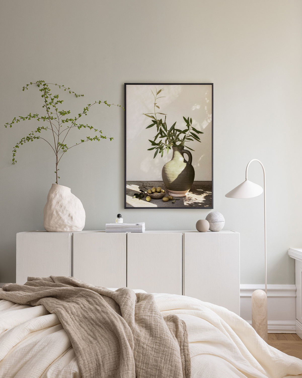 Sunlit Olives Canvas print