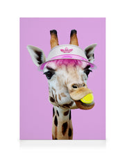 Jonas Loose - Tennis Giraffe Canvas print