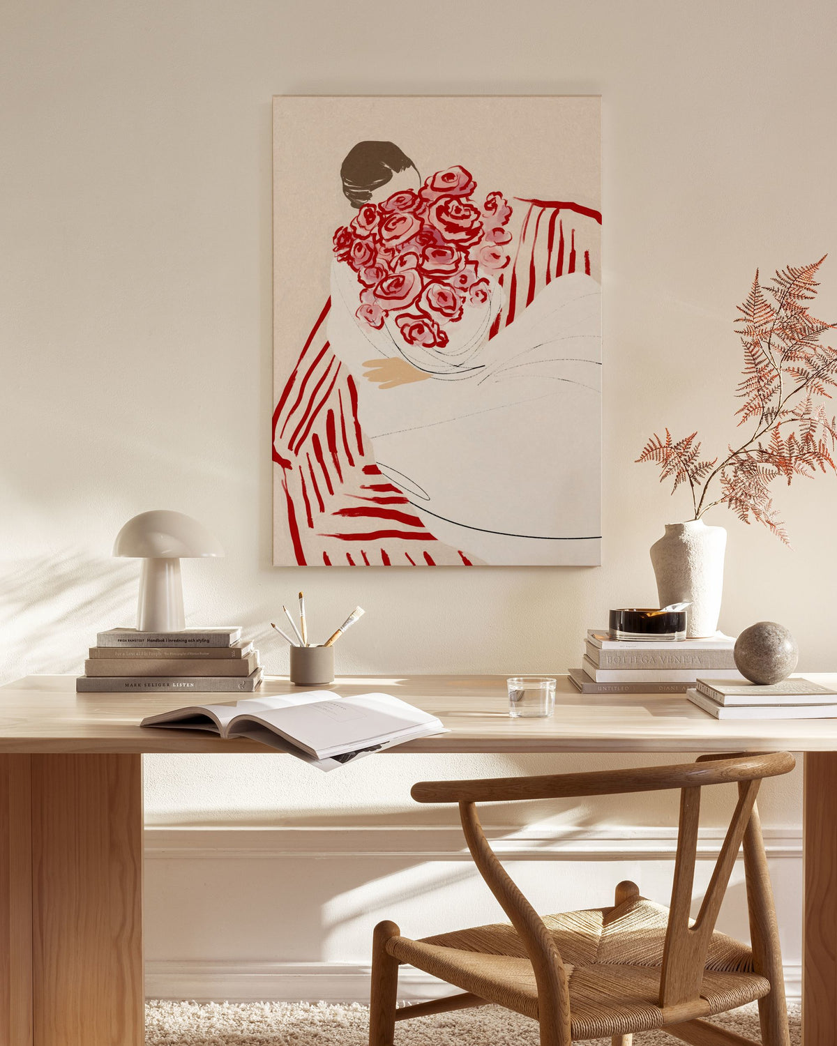 Hug of Roses Canvas