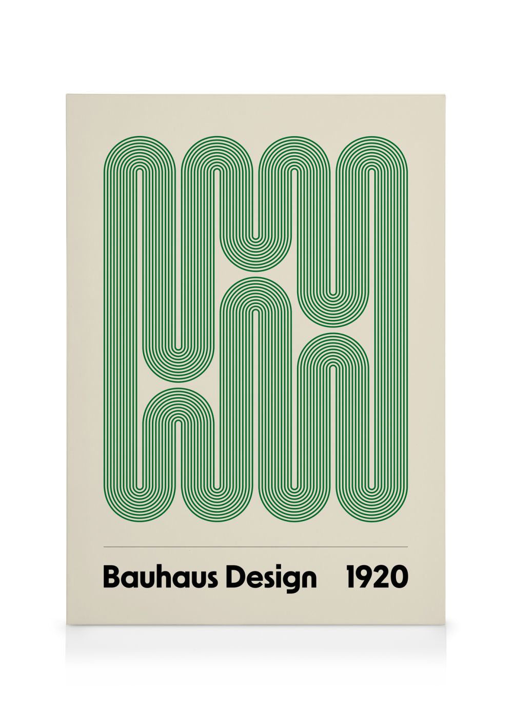 Bauhaus Design Swirls Canvas print
