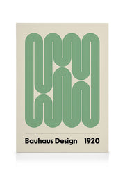 Bauhaus Design Swirls Canvas print