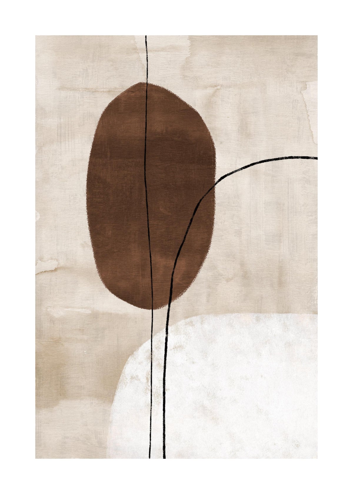 Abstract Lines and Shapes No2 Print