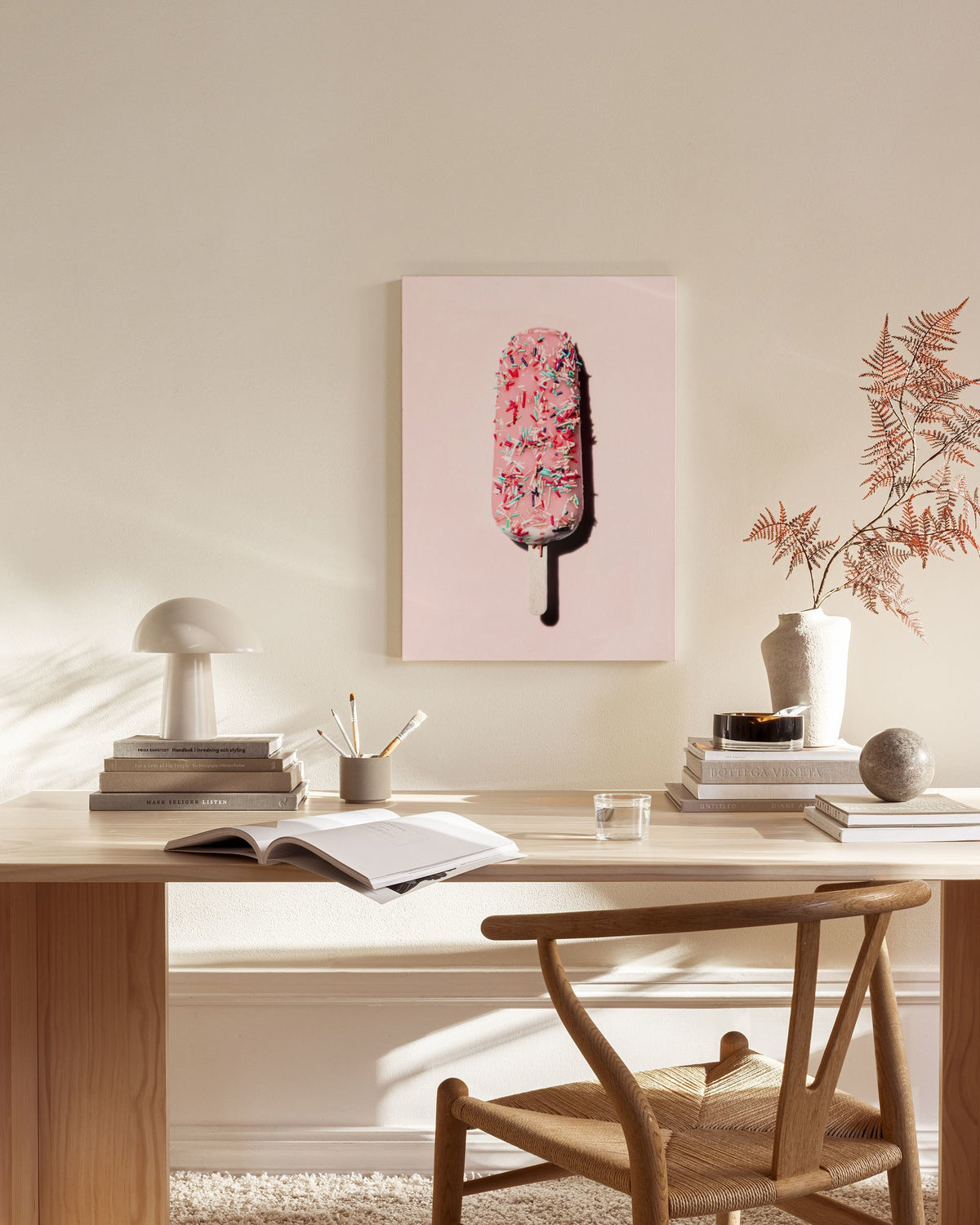 Pink Popsicle Canvas print