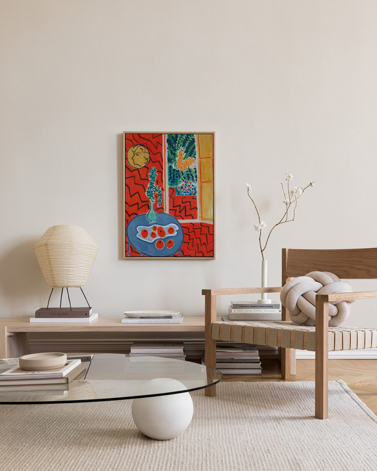 Matisse - Red Interior, Still Life on a Blue Table Canvas print