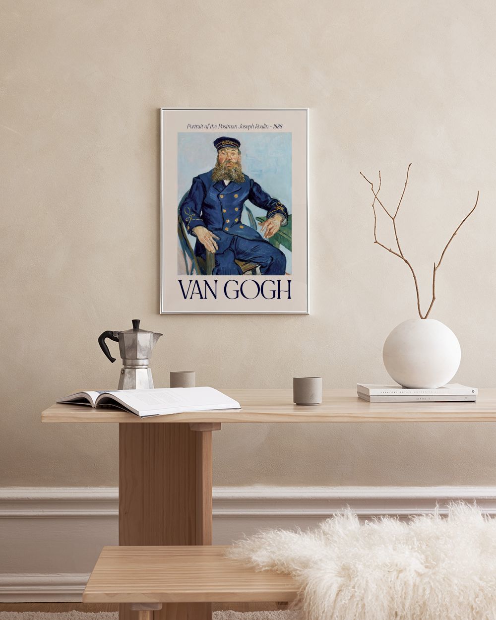 Van Gogh - Portrait of the Postman Joseph Roulin Print