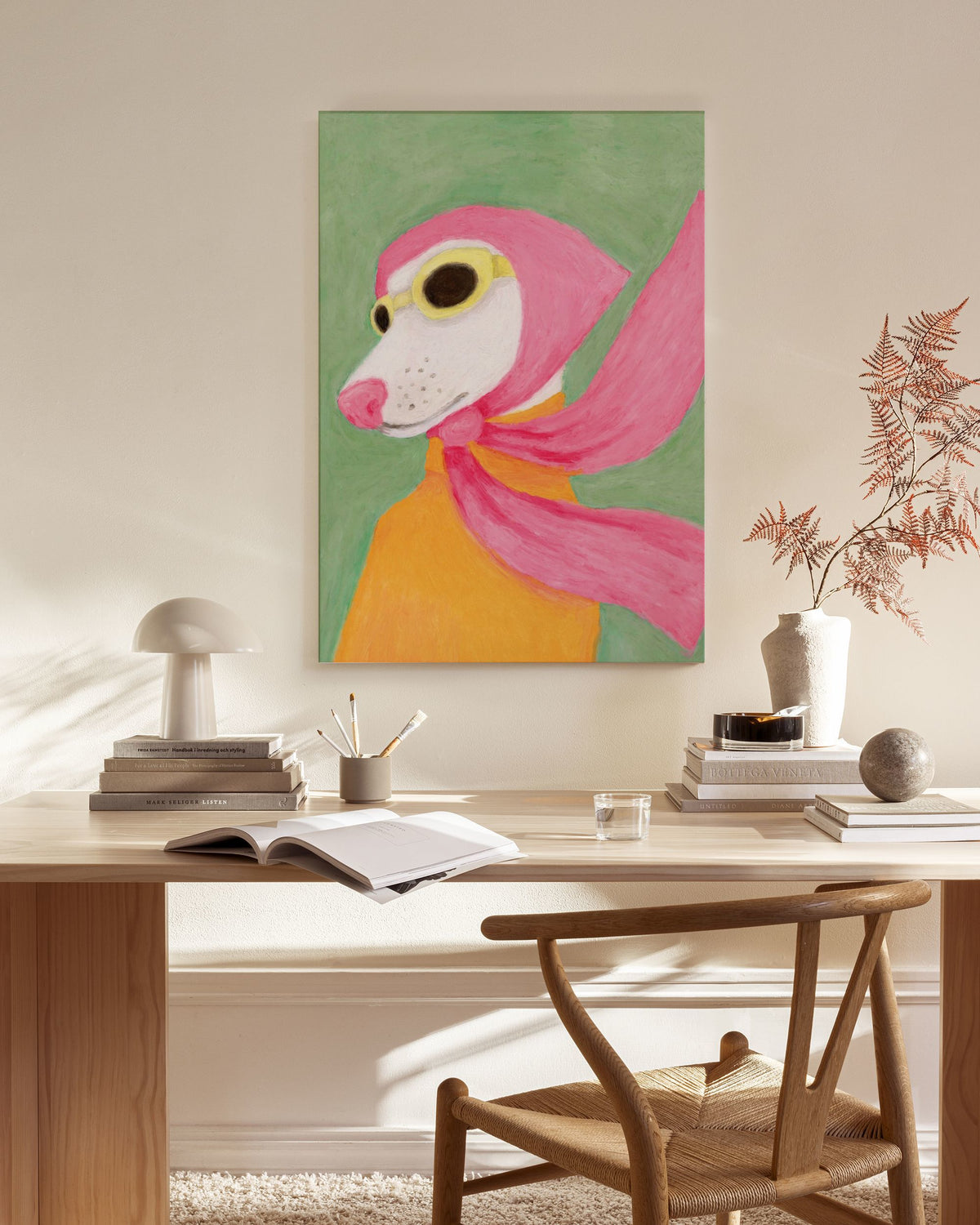 Vintage Doggo Canvas print