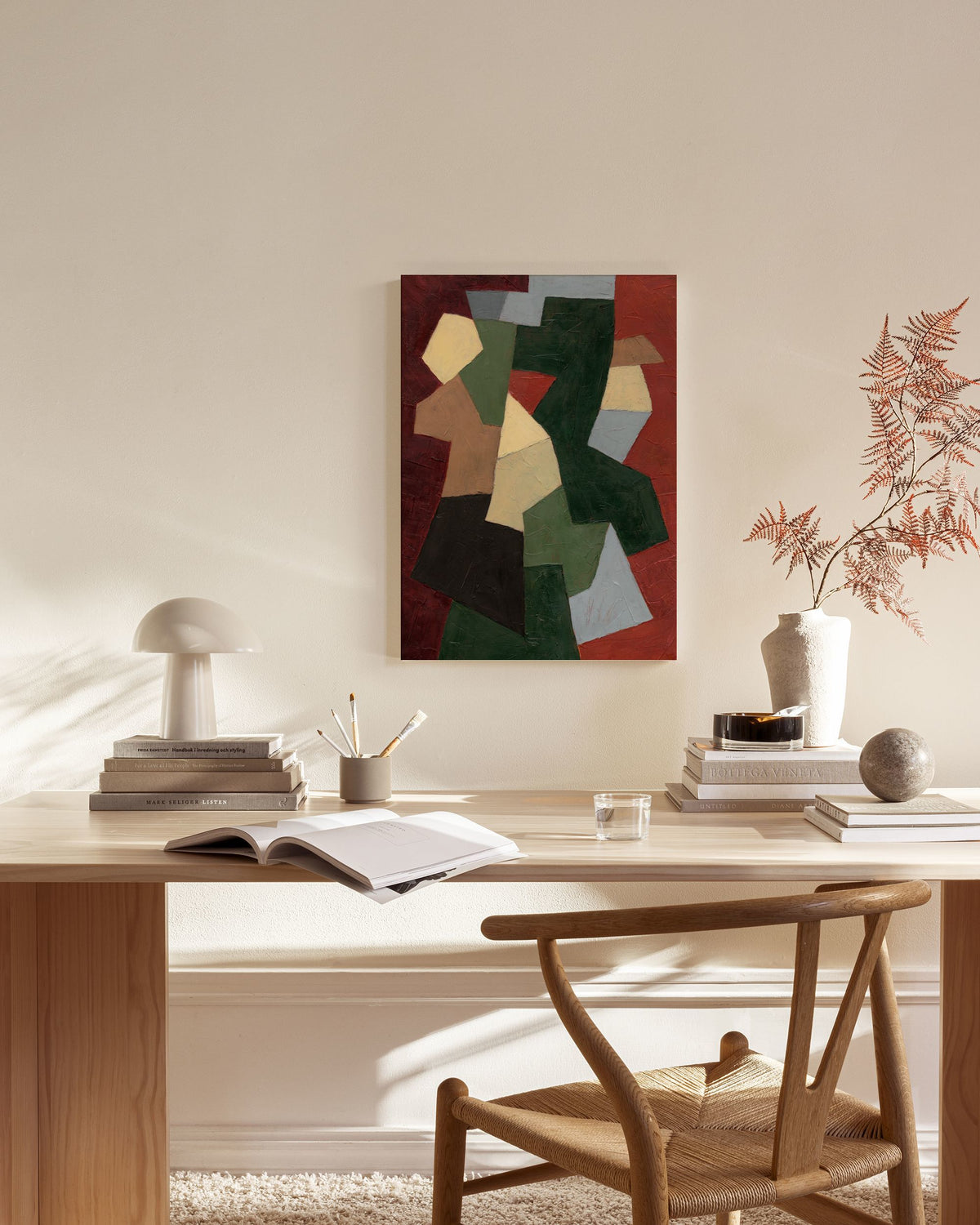In the Market Canvas print