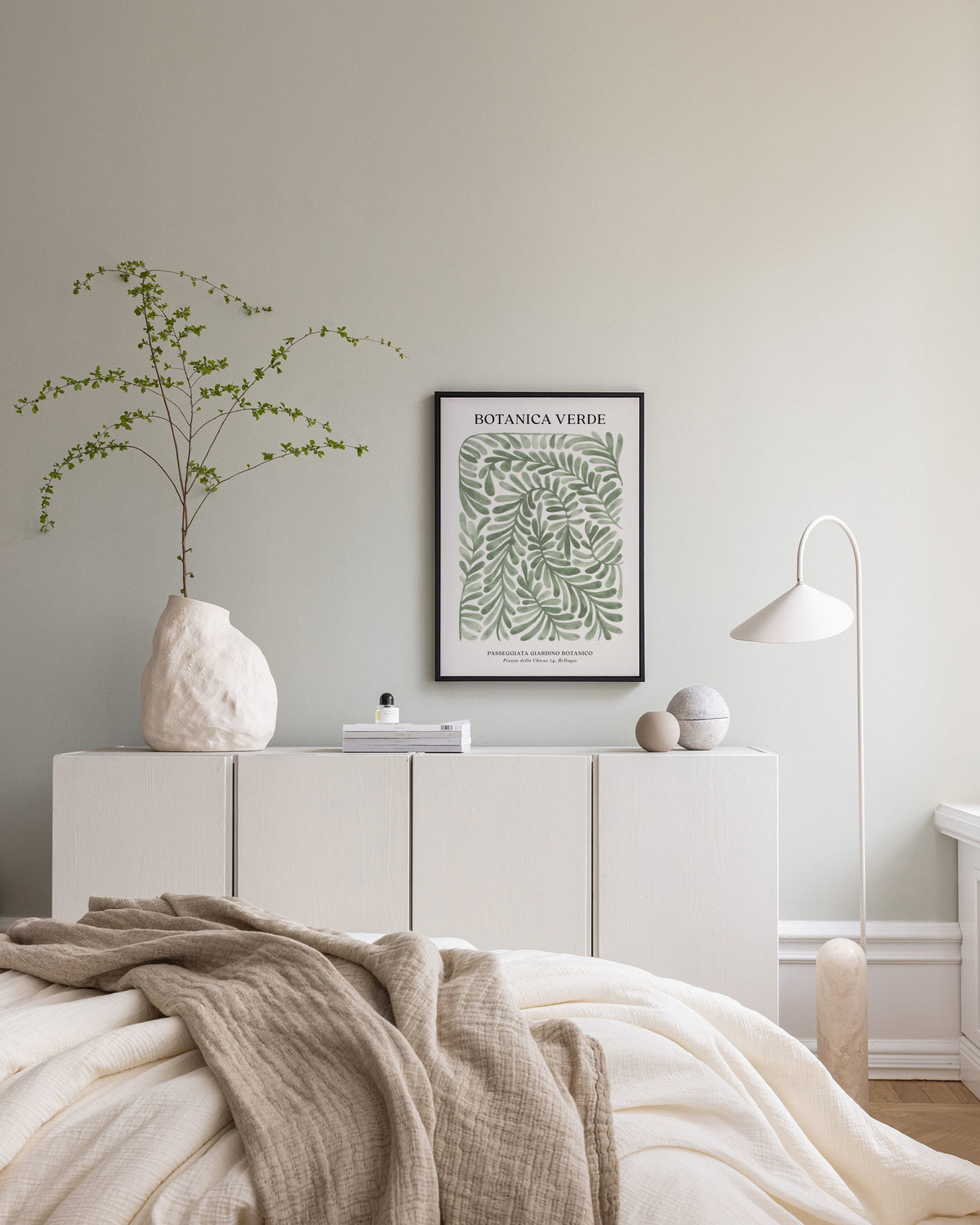 Botanica Verde Canvas print
