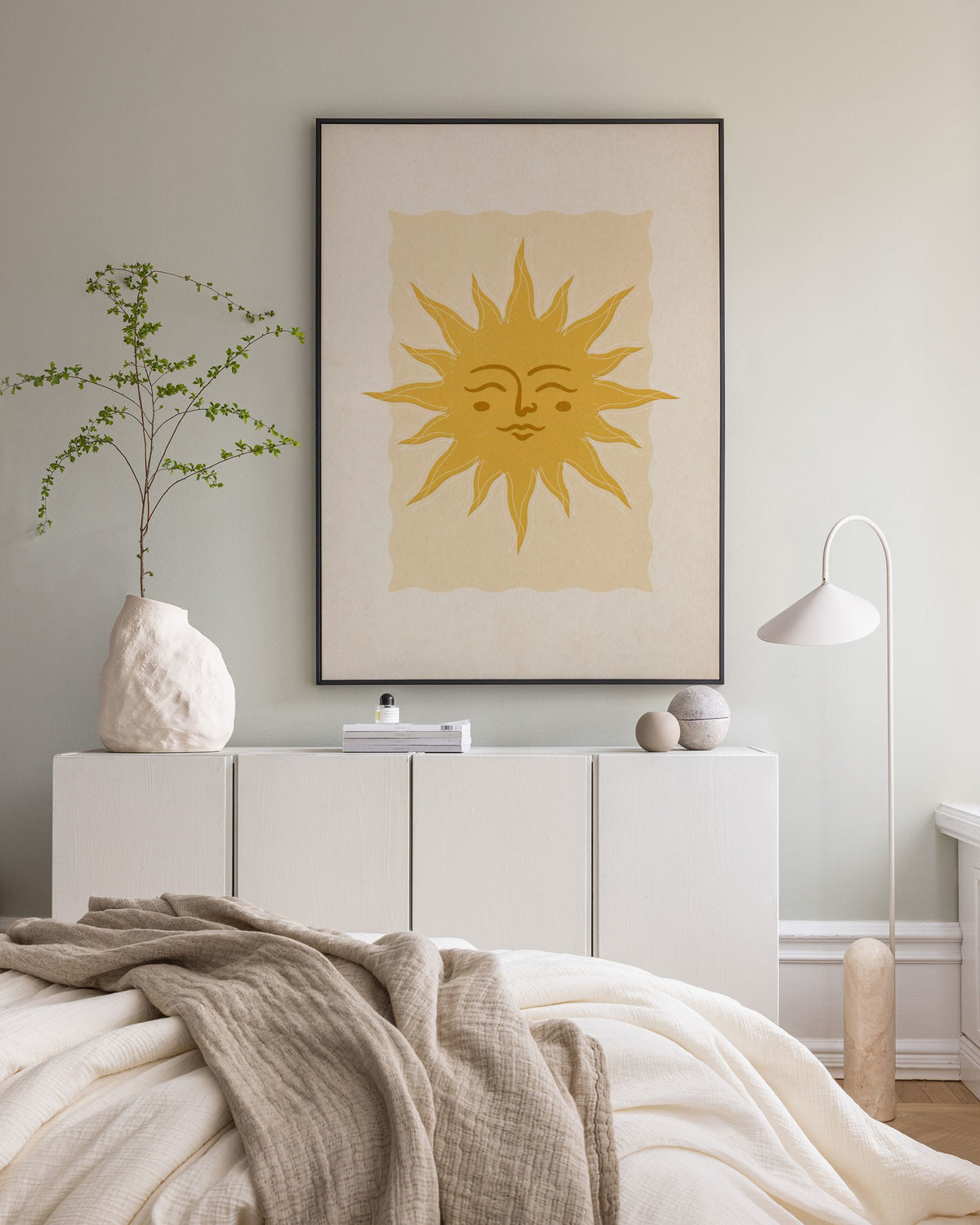 Warming Sun Canvas print