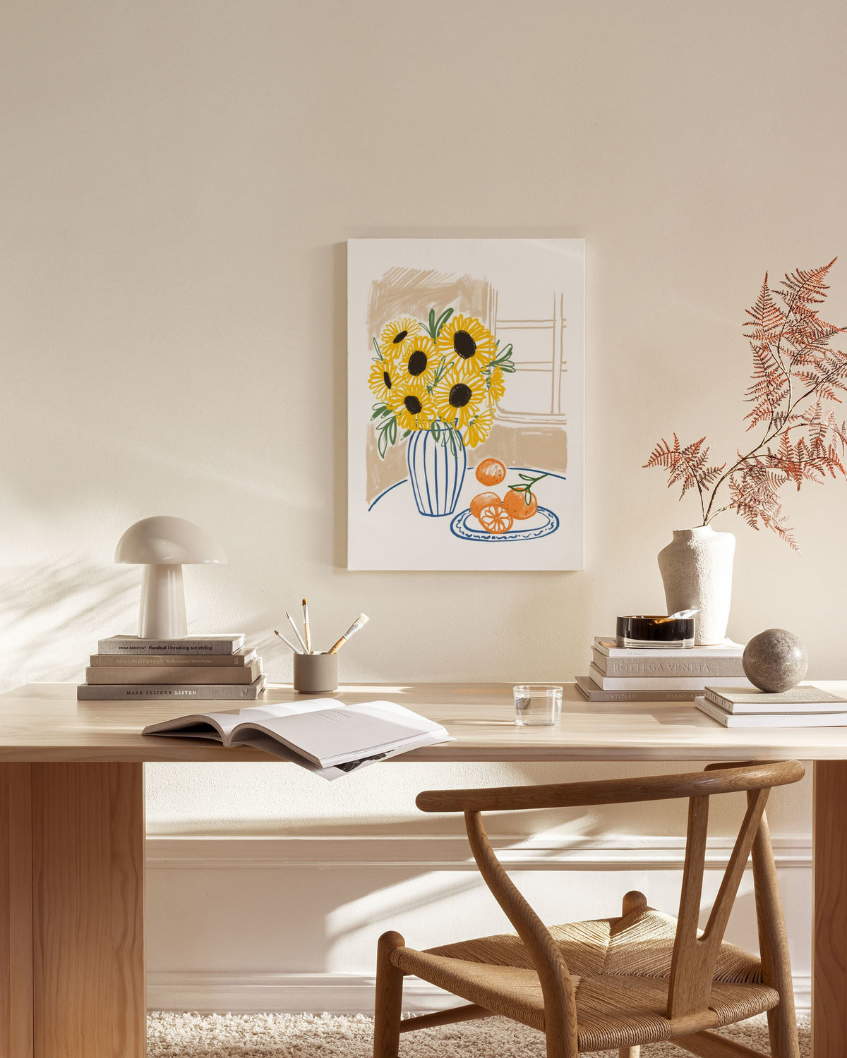 Fleurs du Jardin No1 Canvas print