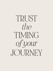 Trust the Timing Print