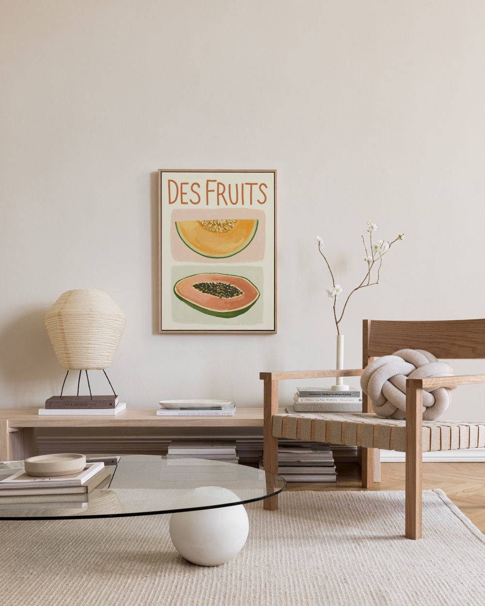 Des Fruits Canvas print