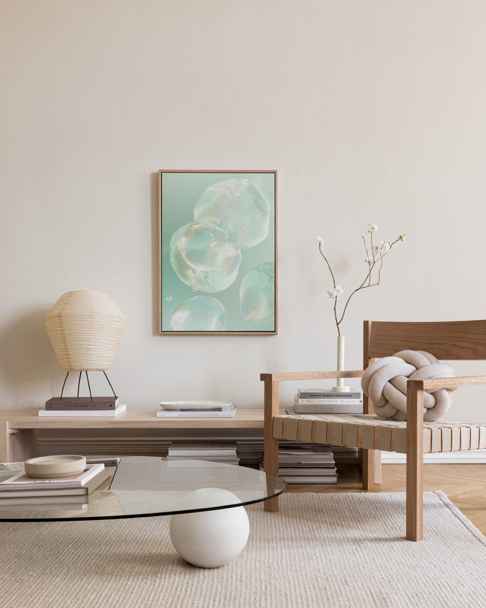 Holographic Bubbles Canvas print