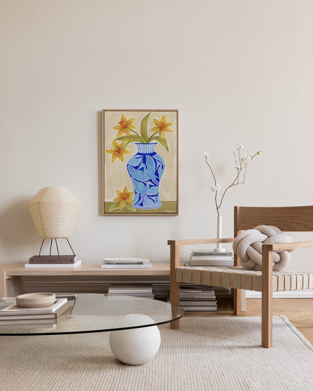 Rosanna Corfe - Daffodil Vase Canvas