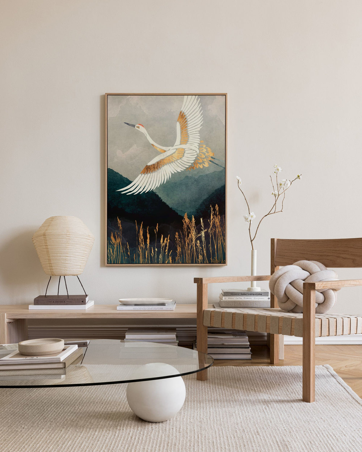 SpaceFrog Designs - Elegant Flight Canvas print