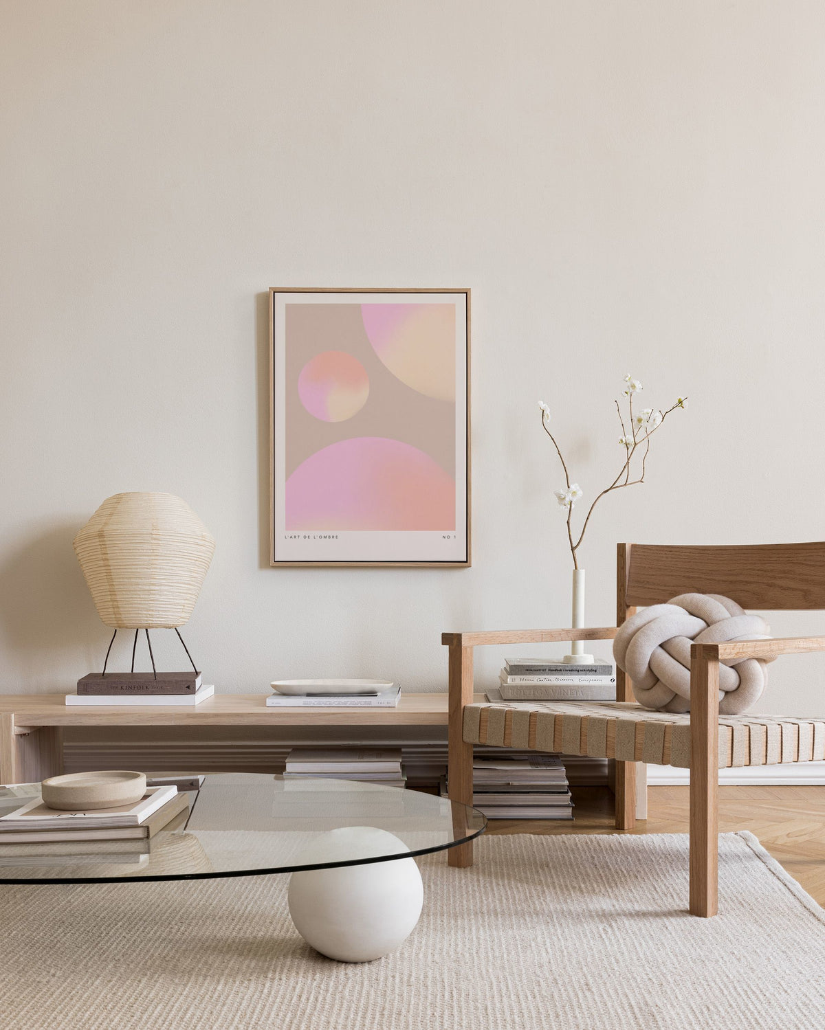 L’Art de l’Ombre No1 Canvas print