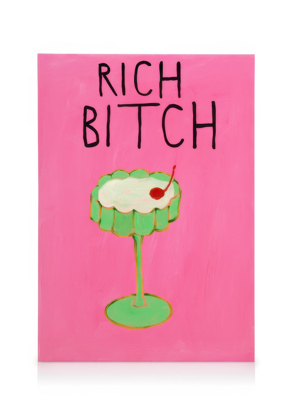Britty Flynn - Rich Bitch Canvas print