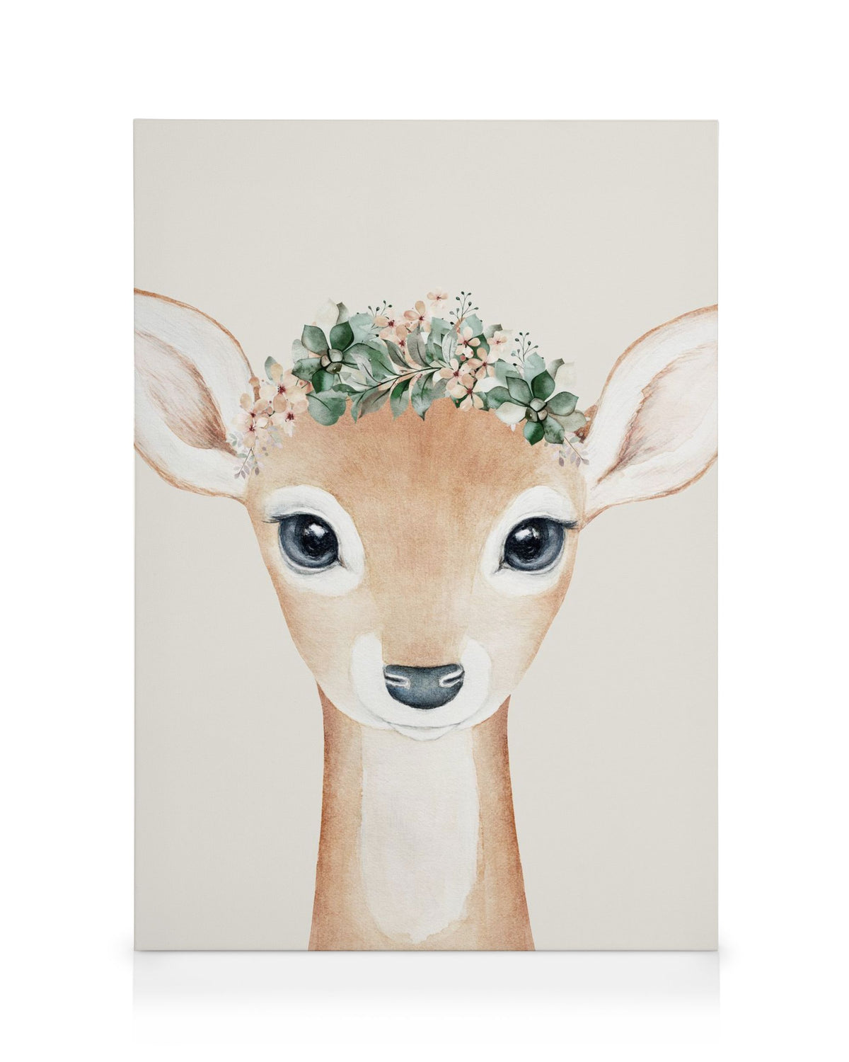 Flower Deer Canvas print
