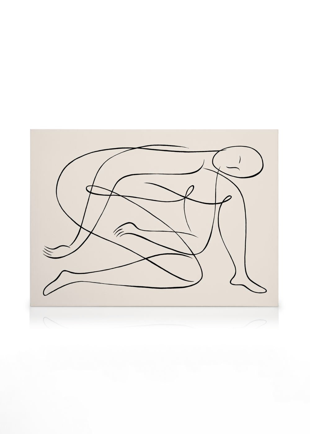 Line Art Pose Canvas print