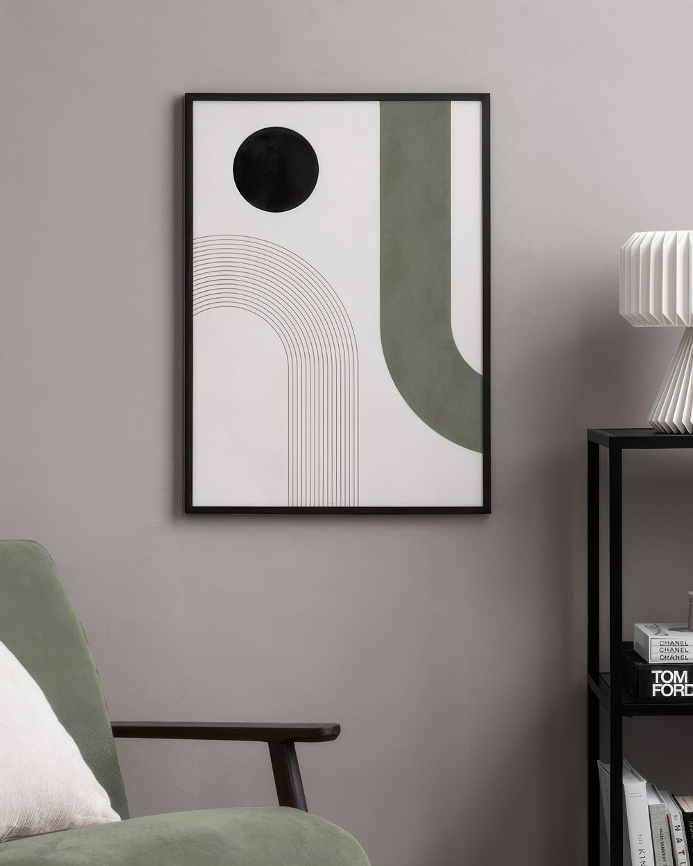 Green Geometrics No2 Print