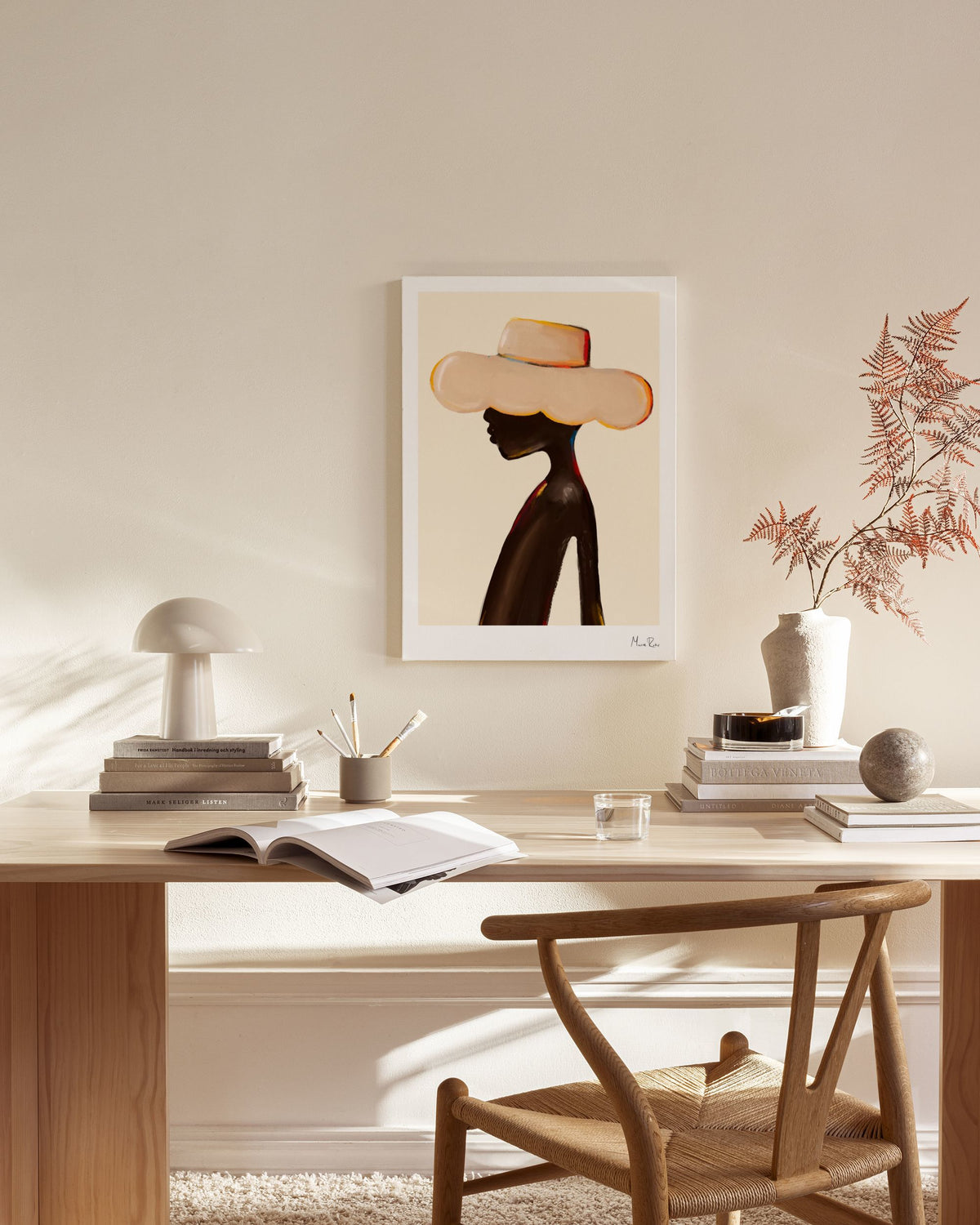Maxime Rokus - Womanly Canvas print