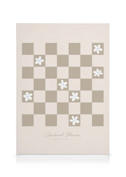 Checkered Blossom Canvas print
