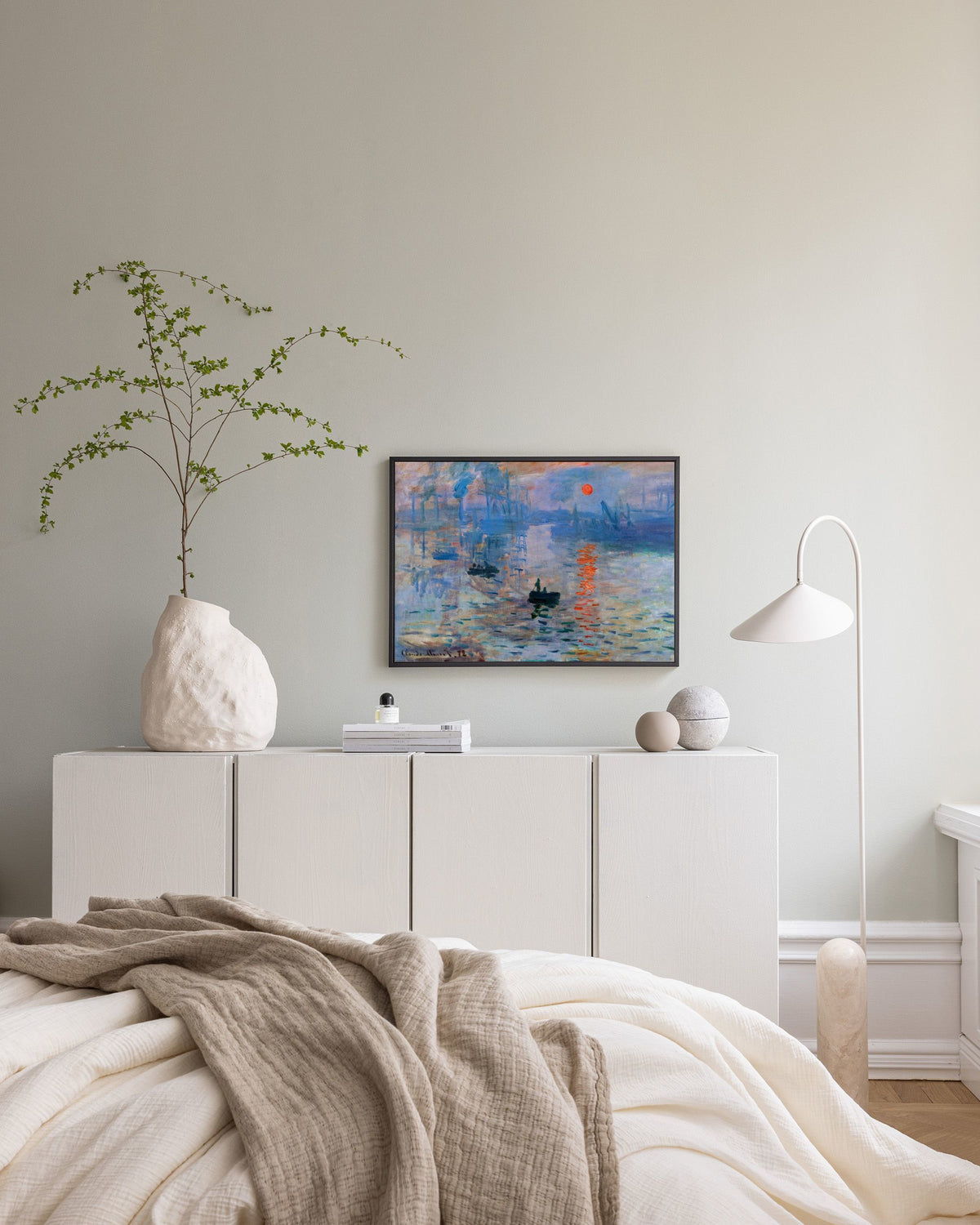 Monet - Impression, Sunrise Canvas print