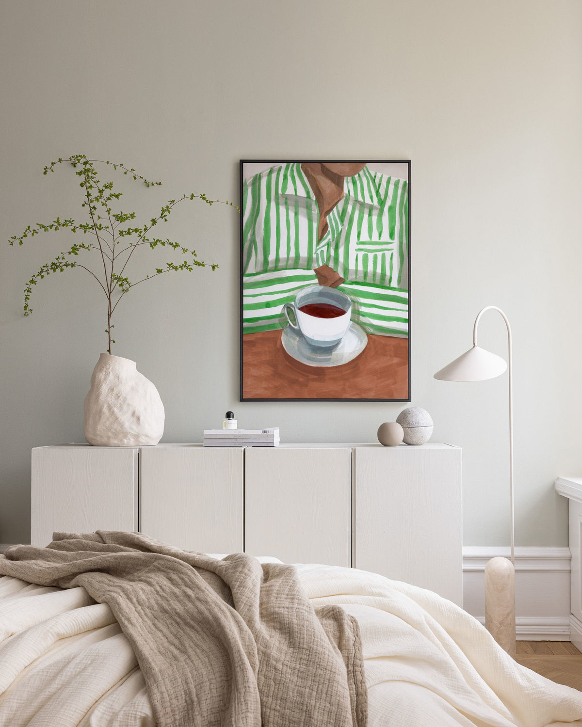 Laura Page - Coffee Morning Canvas print