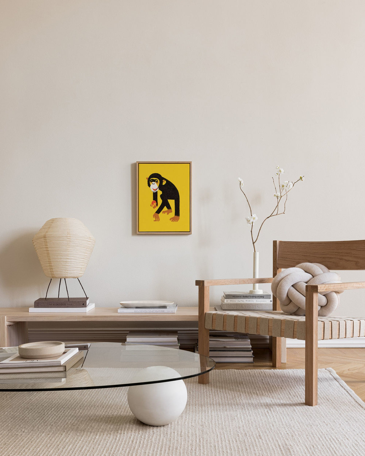 Vintage Monkey Canvas print