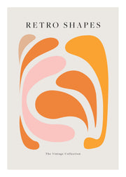 Retro Shapes No1 Print