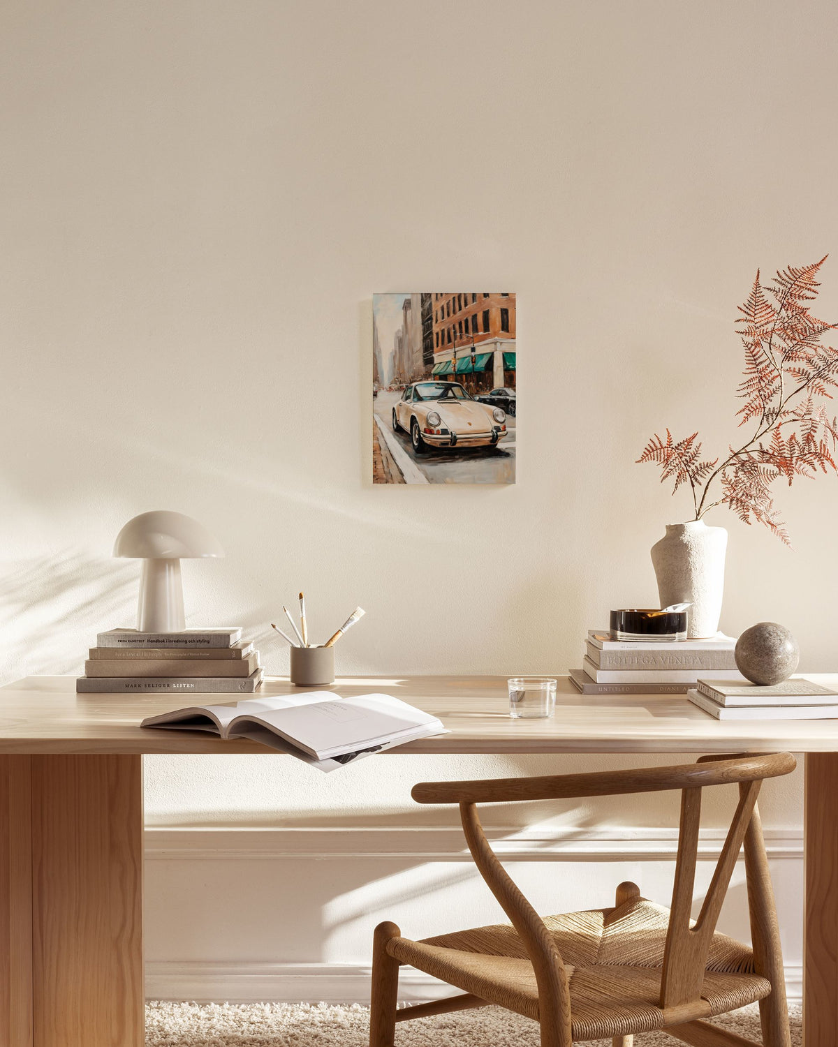 Beige Nostalgia Canvas print