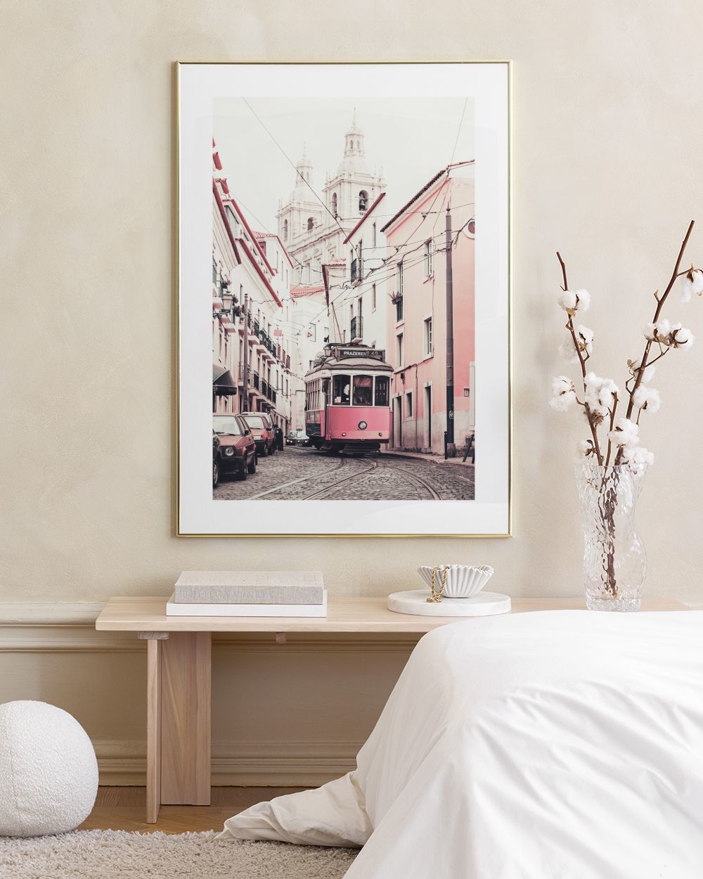 Pink Tram Print